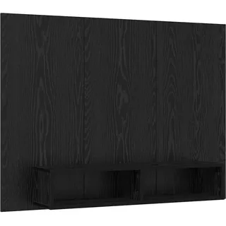 vidaXL Wand TV Schrank Schwarz Eichen-Optik 120 x 23.5 x 90 cm - Schwarz