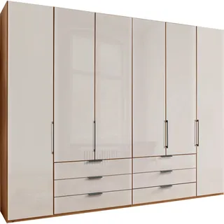 Wiemann Falttürenschrank Monaco 295,3 x 236 x 58 cm Beige/Braun