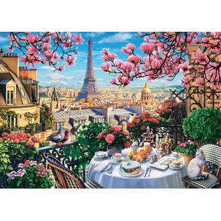 Schmidt Spiele 58876 Frühstück in Paris, 1000 Teile Puzzle