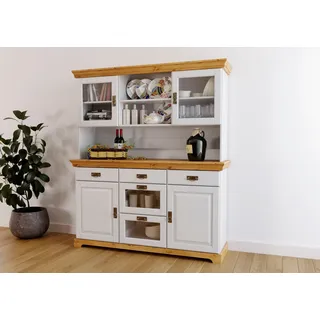 Home affaire Buffet »Rügen« FSC® zertifiziertes Massivholz, im Landhausstil, weiß