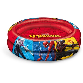 MONDO Toys - SPIDERMAN | 2 Rings Pool - aufblasbares Baby-Pool - 2 Ringe - Durchmesser 100 cm - +10 Monate - 16931