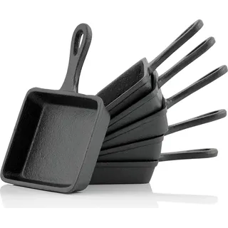 BBQ-Toro Raclettepfännchen 12,5 x 18 cm Gusseisen schwarz