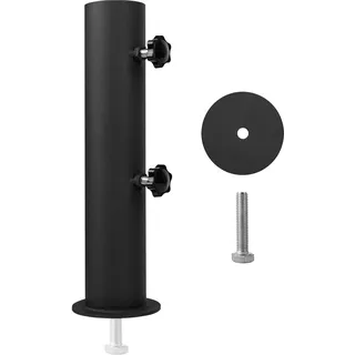 VANROUG Universal Umbrella Holder Stainless Steel,Garden Parasol Standpipe,Parasol Sleeve Stands, Umbrella Baser Standpipe, Umbrella Baser Standpipe for Granite Plate, Marble Block, Cement Pane