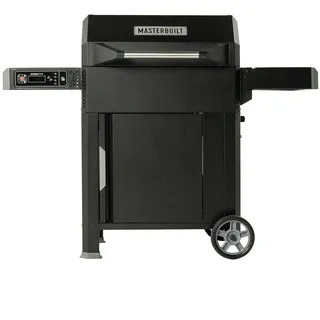 Meisterbuilt AutoIgnite 545 Digitaler Holzkohlegrill und Räucherofen mit digitaler Steuerung, App-Konnektivität, Anbratplatte, Mini-Trichter und 545 Koch-Quadratzoll in Schwarz, Modell MB20042724