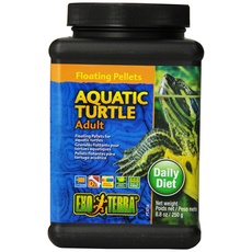 Exo Terra Aquatic Turtle, schwimmende Pellets für erwachsene Wasserschildkröten, 250g