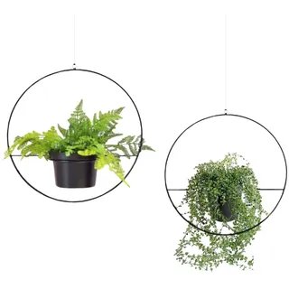 Blumenkasten, Schwarz, 30 x 30 x 30 cm