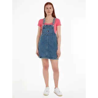 Tommy Jeans Jeanskleid »PINAFORE DRESS CG4136«, mit verstellbaren Schulterträger, blau