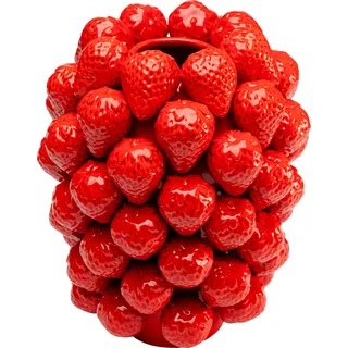 Kare Design »Vase Strawberries«, rot,