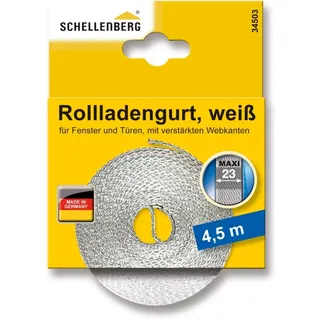 Schellenberg Rollladengurt Maxi 23 mm 4,5 m weiß