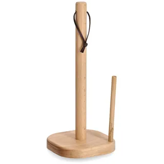 Zeller Present Küchenrollenhalter, Braun Holz, 13x31x13 cm Küchenzubehör, Küchenrollenhalter