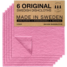 SUPERSCANDI schwedische Geschirrtücher, Papierhandtuch, Ersatz-Waschlappen