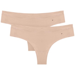 Triumph Damen Smart Micro Brazilian String Ex 2p Briefs, Nude Beige, 1 EU