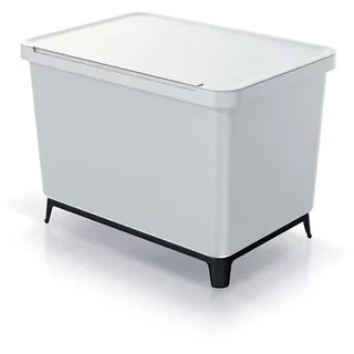 Recycling-Sortiersystem 4x10L Farbe weiß KEDEN