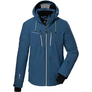 KILLTEC Herren Skijacke/Funktionsjacke mit abzippbarer Kapuze und Schneefang KSW 44 MN SKI JCKT, mittelblau, S,