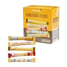 HELLMA Rohrohrzucker-Sticks 50 x 4,0 g