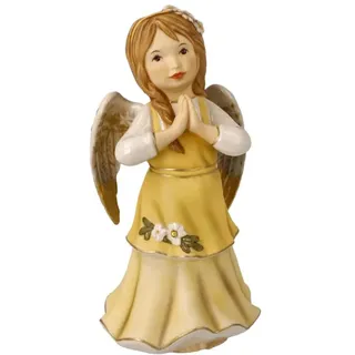 GOEBEL »Schutzengel Gloria Engel der Freude, Weihnachtsdeko, Höhe ca. 16 cm« Sammlerfigur, Weihnachtsfigur, Dekofigur aus Steingut, bunt,