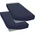 Spannbettlaken Jersey 90 x 200 cm blau