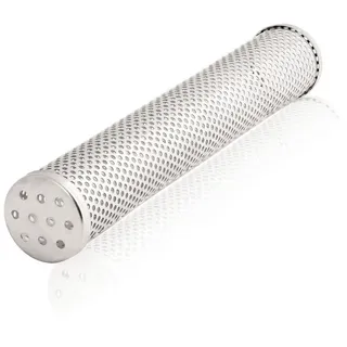 BBQ-Toro Räucherbox Ø 5 x 30 cm Edelstahl silberfarben