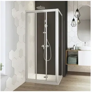 Seitenwand für Duschtür Breuer Fara4 900x1850 mm Echtglas Klar hell weiß