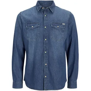 JACK & JONES Male Jeanshemd Comfort Fit Jeanshemd