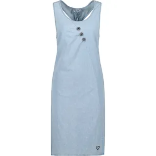 Alife & Kickin Sommerkleid Jeanskleid Blau XS