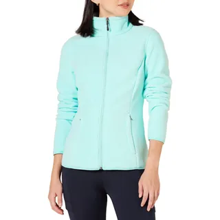 Amazon Essentials Damen Polar-Soft-Fleece-Jacke mit durchgehendem Reißverschluss (erhältlich in Übergröße), Aquablau, Größe S