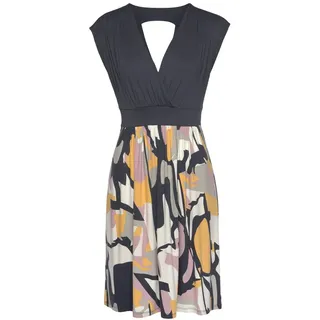 LASCANA Sommerkleid Mehrfarbig 40