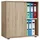 Lona Büro-Schiebetürenschrank 70 x 40 x 74 cm weiß