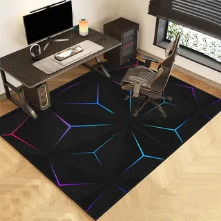 Bodenschutzmatte Bürostuhl Unterlage 140 x 180 cmSchutzmatte Bürostuhl Gaming Stuhl Unterlage Büroteppich Schreibtisch Unterlage Gaming Teppich Unterlage-Kratzfest Bodenmatte für Büro zu Hause