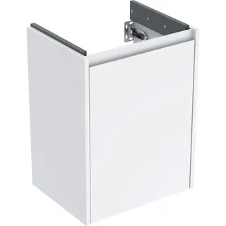 Geberit Renova Plan Unterschrank für Handwaschbecken, mit einer Tür, 45,7x60,6x35cm, 504.022.01.1, Farbe: weiß / lackiert seidenglänzend