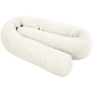 Roba Bettschlange Seashells oyster , Weiß , Textil , Füllung: Polyester , 170x12 cm , Gots , Schlafen, Babybettausstattung, Babynestchen & Nestchenschlangen