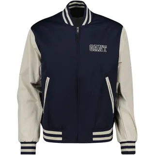 Gant Bomberjacke »LIGHT VARSITY JACKET«, mit großem Logo am Rücken, blau