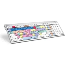 Logickeyboard LKB-PPROCC-CWMU-FR. Tastatur Formfaktor: Standard, Tastatur-Stil: Gerade, Übertragungstechnik: Verka (FR, Kabelgebunden), Tastatur, Weiss