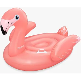 BESTWAY Schwimmtier Flamingo, 128 x 110 x 87 cm, 1 Person, Color Shield-Beschichtung, Robuste Haltegriffe, Sicherheitsventile, Strapazierfähiges PVC, Lebendiges Design, Ab 3 Jahren