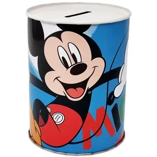 Disney Spardose Mickey Mouse aus Metall, nicht zu öffnen, 11 x 8 cm
