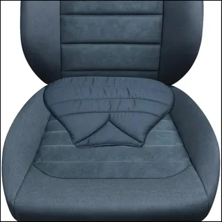 Sitwell ergonomisches Keilkissen, Sitzkissen mit Universalbefestigung, passend für Fast alle Sitze, Stoff, Maße 41,5 x 27,5 x 1-5 cm