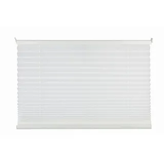 MYDECO Plissee VERDUNKLUNG 60x130cm (BH 60x130 cm, - weiß - BH 60x130 cm