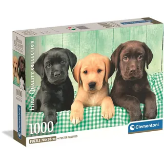 CLEMENTONI Three Labradors 1000