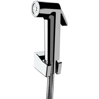 Wenko Bidet-Set Watersaving Kunststoff (ABS) 12 x 2.8 x 7 cm Chrom