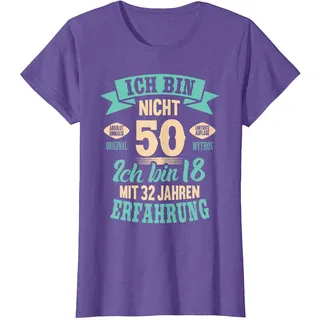 50. Geburtstag Lustiges Ich Bin Nicht 50 Jahre Party Spruch T-Shirt