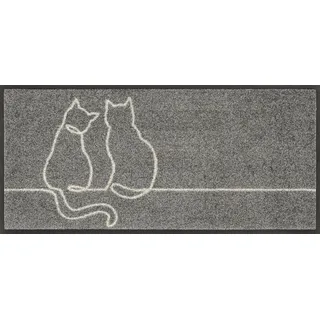 Wash+Dry Lovetails 35 x 75 cm Grau