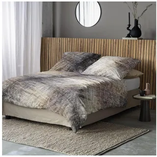 IRISETTE Zobel 8550 Biber grau 135 x 200 cm + 2 x 80 x 80 cm