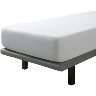 Savel Matratzenschoner Frottee aus Baumwolle 80 x 190 cm Weiß