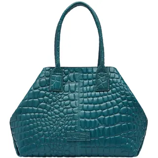 LIEBESKIND Berlin Damen Chelsea Shopper M, Petrol, Einheitsgröße EU