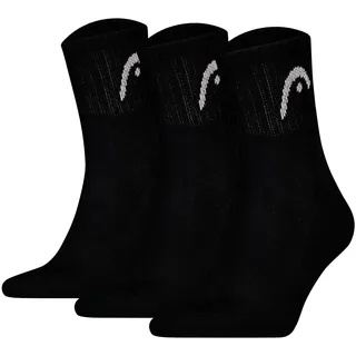 Head Socken All Sports Training Short Crew 3er Pack Schwarz 39-42