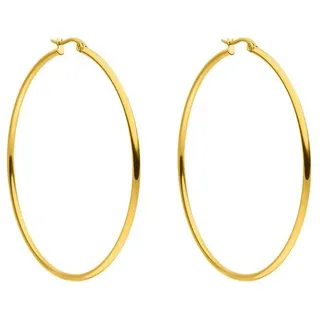 Purelei Creolen PURELEI Gold Edelstahl 63mm