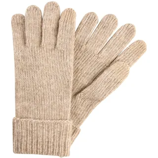 camel active Damen Strickhandschuhe aus weichem Materialmix Karamell, womenswear-M