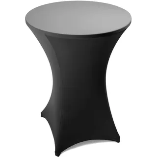 Estexo Home&Garden Stehtischhusse Ø 60,70,80 cm - versch. Farben - Stehtischhusse Stehtisch Bistrotisch Husse Tischhusse Stehtischhussen (Ø 70 cm, Anthrazit)