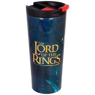 Stor Der Herr Der Ringe Edelstahl Kaffeebecher Mit Deckel 425ml - Multicolor