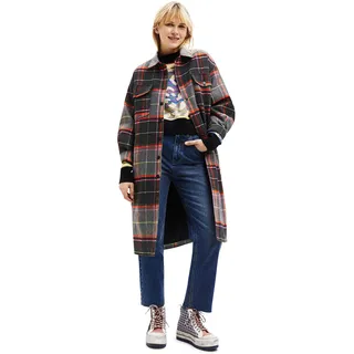Desigual Damen Abrig_kiev, 2006 Dark Grey, OVERCOAT, Schwarz, L EU